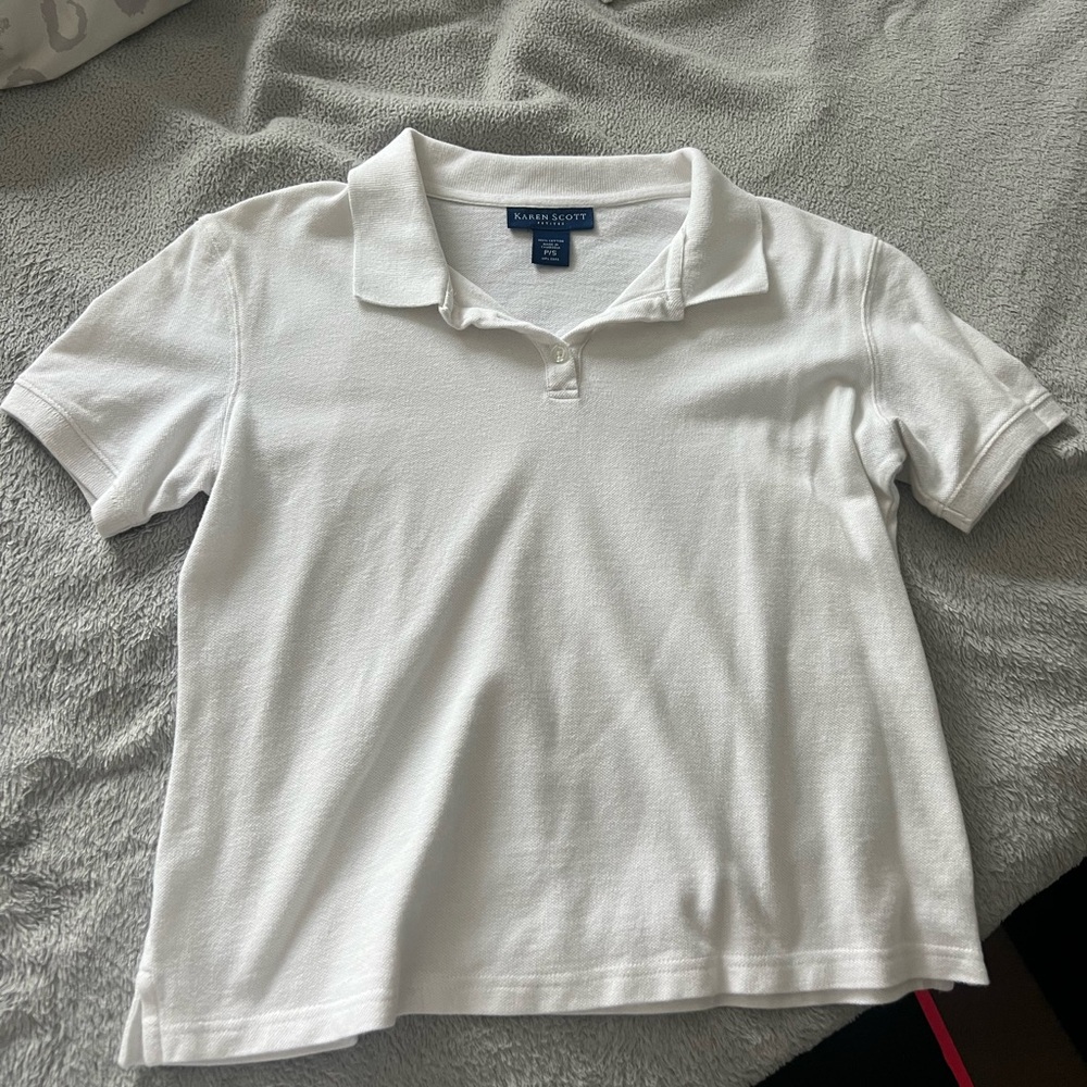Karen Scott White Polo